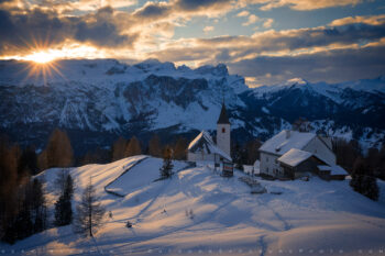 Chiesa Santa Croce 2 stock image, Monte Cavallo, Dolomites, Italy Chiesa Santa Croce 2 stock image, Monte Cavallo, Dolomites, Italy