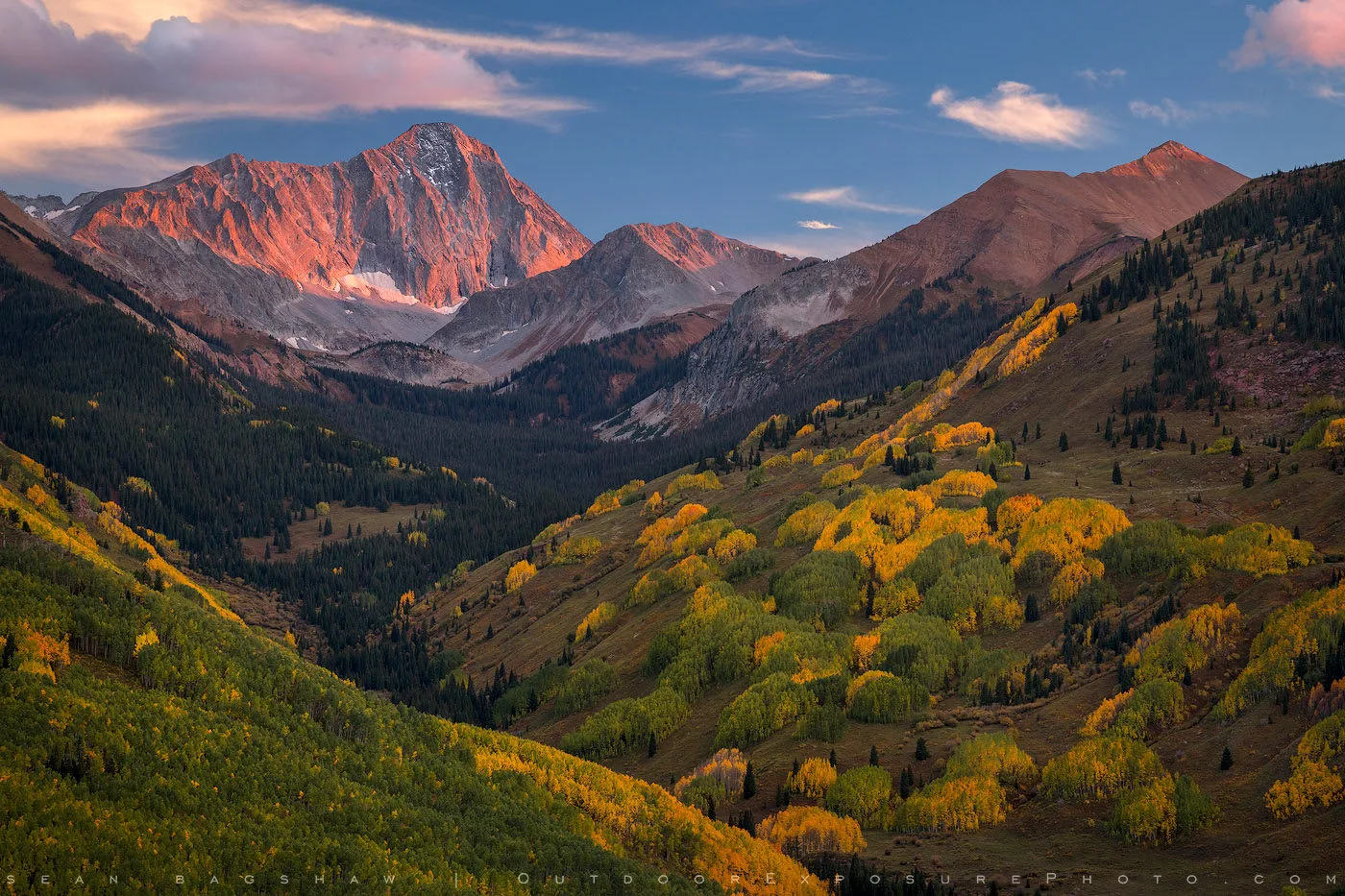 Capitol Peak Stock Image Rocky Mountains Colorado Sean Bagshaw