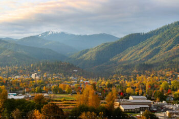 ashland in fall stock image, ashland, oregon ashland in fall stock image, ashland, oregon