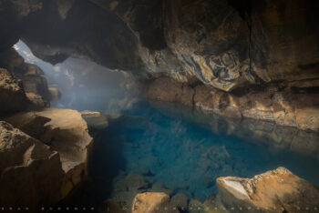 Grojotagja cave stock image, Iceland Grojotagja cave stock image, Iceland