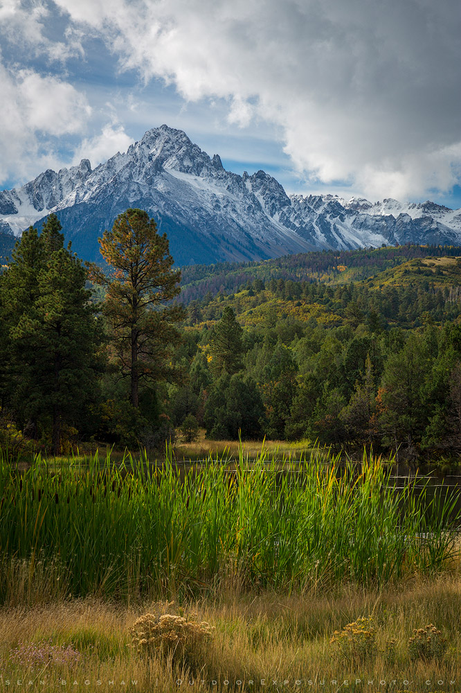 mount sneffels 2 stock image, ouray, colorado