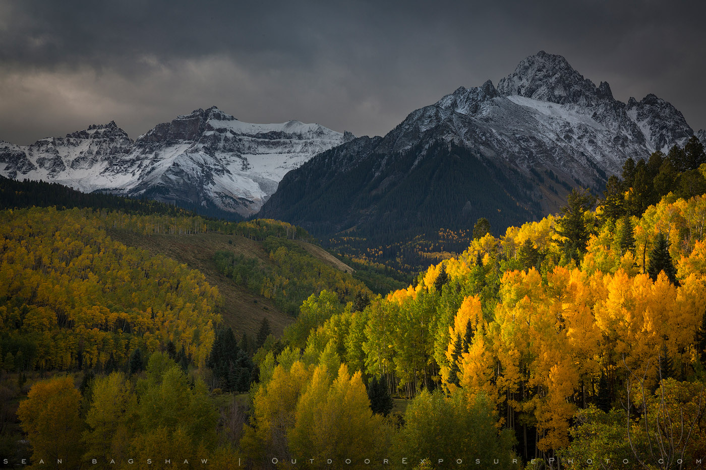 mount sneffels 3 stock image, ouray, colorado