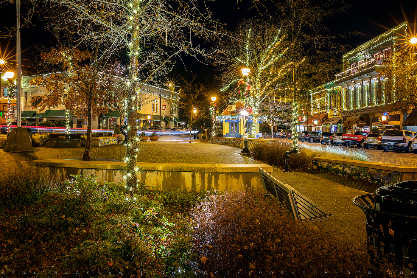 holiday lights 21 stock image, ashland, oregon Sean Bagshaw Outdoor