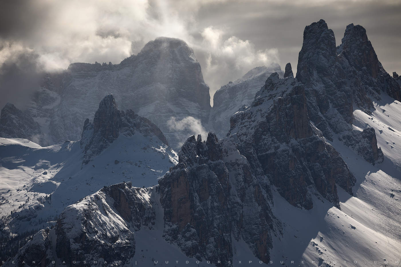 croda de lago stock image, dolomite mountains, italy