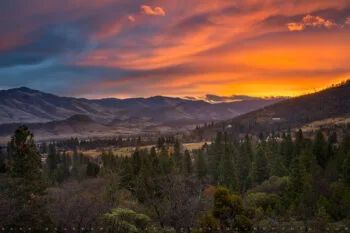 november sunrise stock image, ashland, oregon november sunrise stock image, ashland, oregon