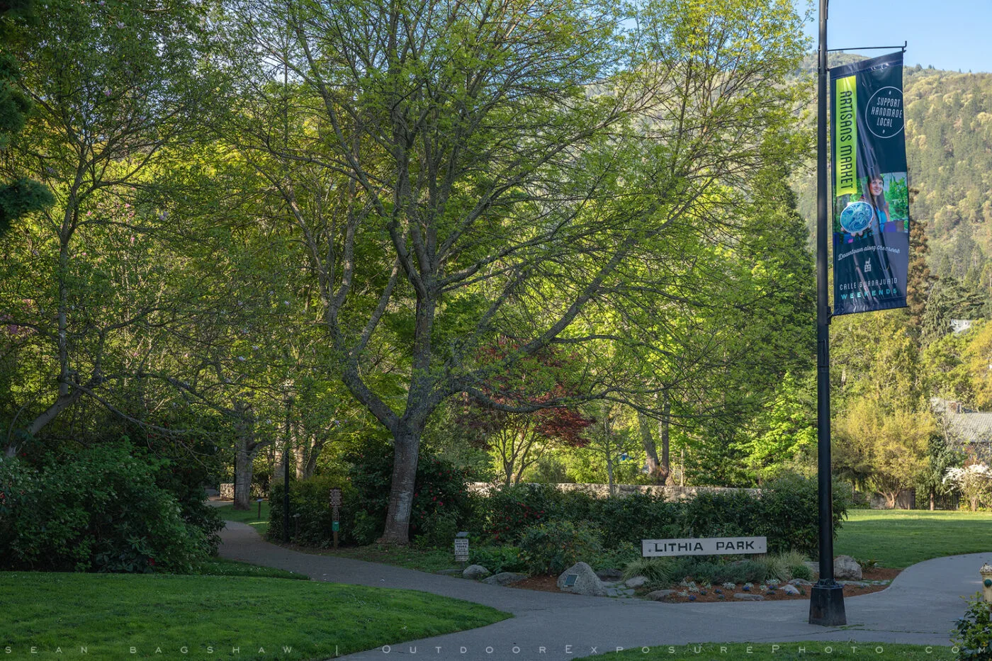 Lithia Park in Spring 2 Stock Image, Ashland, Oregon Sean Bagshaw