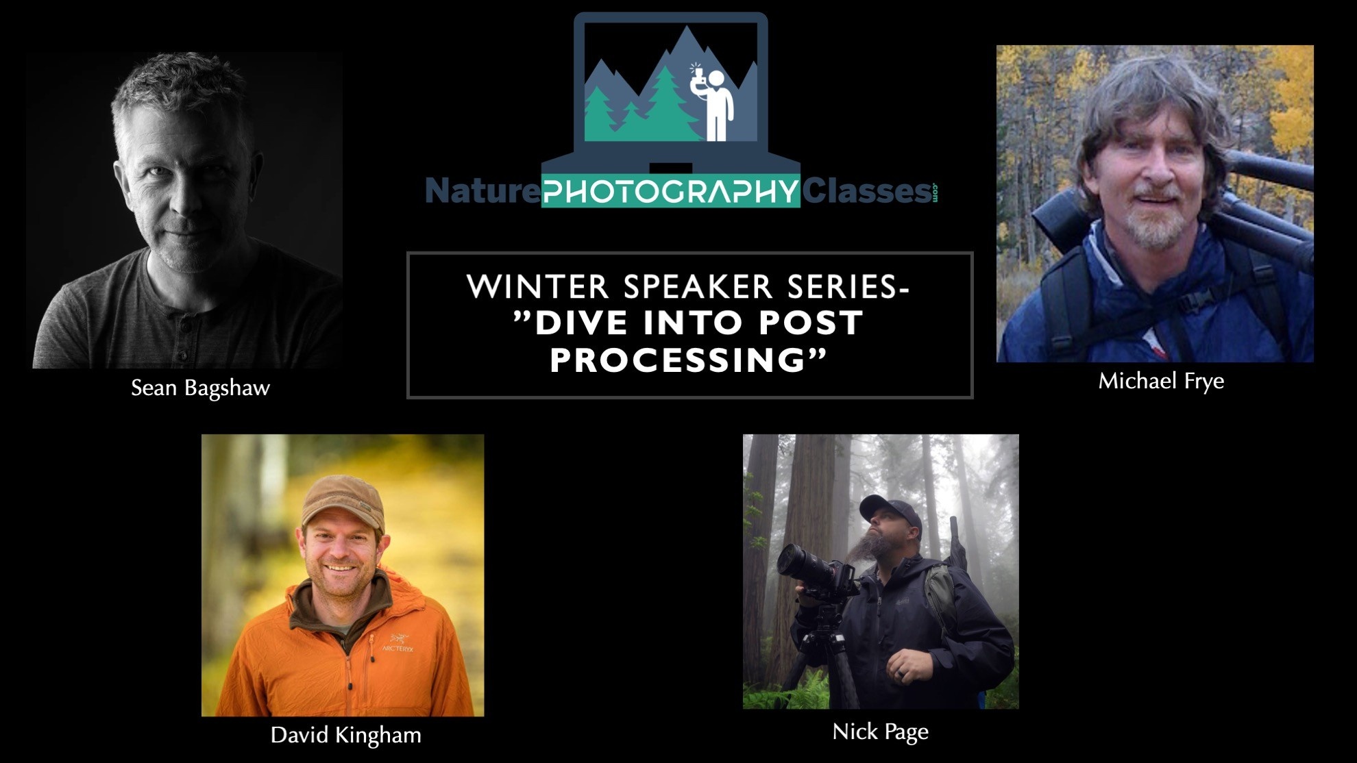 Winter Speaker Series with NaturePhotographyClasses.com Winter Speaker Series with NaturePhotographyClasses.com